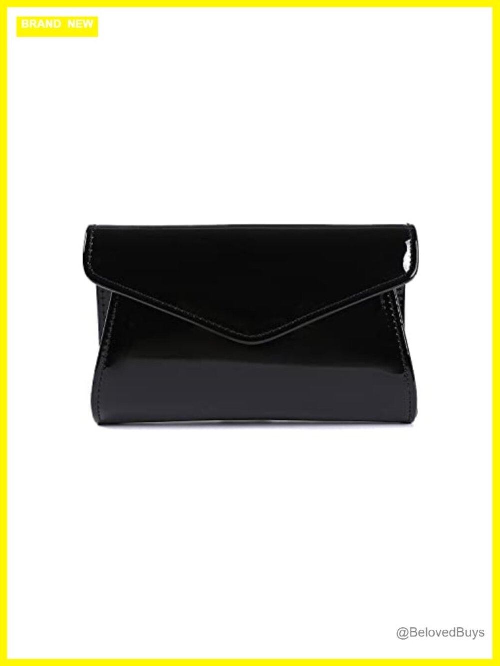 Faux Leather Envelope Clutch Evening Bag Women Wedding Prom Handbag